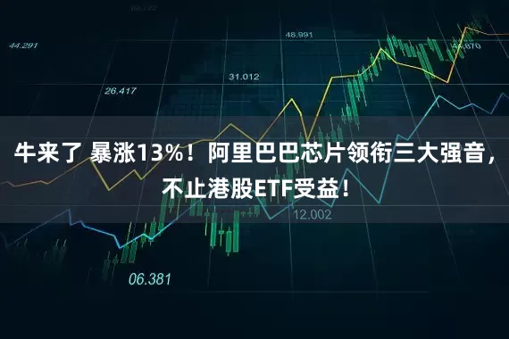 牛来了 暴涨13%！阿里巴巴芯片领衔三大强音，不止港股ETF受益！